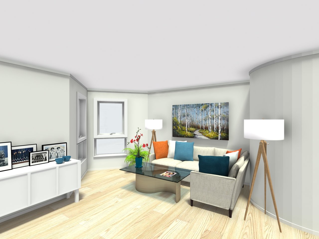 Wohnzimmer 3D